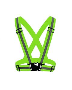Safety vest with reflective straps for bicycle or scooter