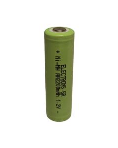Rechargeable Battery 1.2V 2200mAh AA NiMH Flat Top