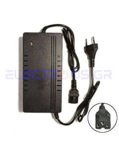 Charger 54.6V 3A with Τ-type / IEC13 plug for lithium ion (Li-Ion) 46.8V (48V) battery