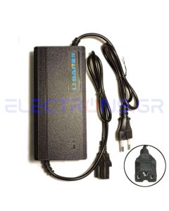 Charger 67.2V 3A with Τ-type / IEC13 plug for lithium ion (Li-Ion) 16s 57.6V (60V) battery