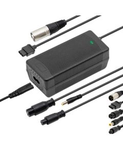 Φορτιστής 54.6V 2A για μπαταρία λιθιου ιόντων (Li-Ion) 13s 46.8V (48V), με βύσματα φόρτισης 5.5x2.1, GX12, GX16, XLR-CANNON, NIU