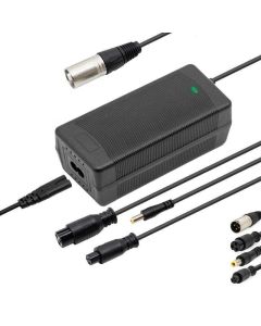 Φορτιστής 58.8V 2A για μπαταρία λιθιου ιόντων (Li-Ion) 14s 50.4V (52V), με βύσματα φόρτισης 5.5x2.1, GX12, GX16, XLR-Cannon