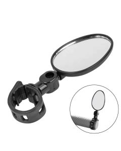 Handle mounted oval mirror for electric scooter or e-bike