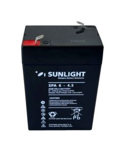 Lead-acid Battery Sunlight SPA 6V 4.5Ah VRLA AGM